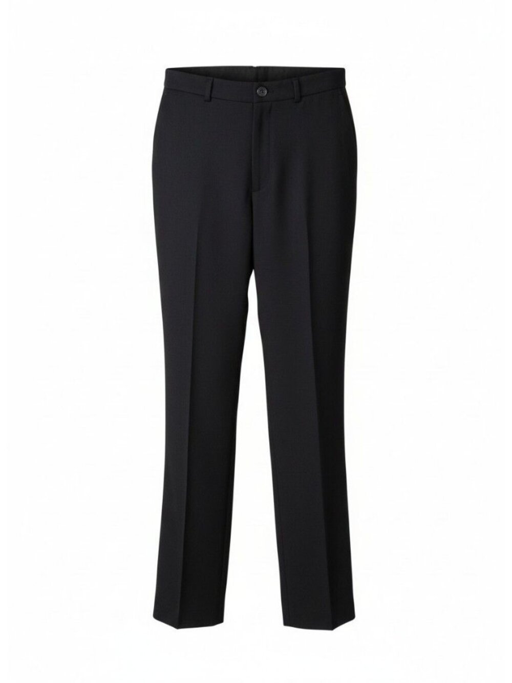 Black Womens Tailored Trousers Korean Size 66 US Size 8 Medium Polyester Blend S